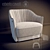 Roberto Cavalli Sharpei Armchair 3D model small image 1