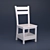 Combo Bin Play Table & Porter Chair 3D model small image 3