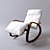 ErgoRock: Modern Rocking Chair 3D model small image 1