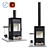 Meta 3D Dnepr Stove: Efficient Heating for Homes 3D model small image 1