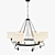 Modern Baga Progress Chandelier 3D model small image 1