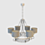 Modern Baga Progress Chandelier 3D model small image 2