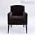 Elegant Rimini Armchair 3D model small image 2