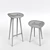 Rustic Tractor Inspired Bar Stool 3D model small image 2