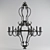 Gotham Multi Bulb Wall Sconce 3D model small image 1