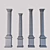 Classic Column with Various Types of Entasis 3D model small image 2