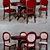 Title: Classic Table and Chair Set 3D model small image 2