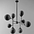 Bistro Globe 8-Light Chandelier 3D model small image 2