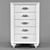 Stylish Chest of Drawers 3D model small image 1