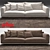 Luxury Faubourg Sofa: Stylish and Comfortable by Arflex 3D model small image 1