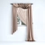 Elegant Satin Curtain – 3D Model 3D model small image 1
