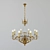 Elegant Classic Chandelier 3D model small image 1