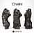 CHELINI Wooden Art Torso 241 3D model small image 1