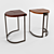 Elegant Adjustable Bar Chair 3D model small image 1