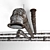 Vintage Industrial Pipes 3D model small image 1