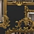 Handcrafted Giltwood Formal Mirror 3D model small image 2