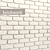Stone Wall Tile - White Brick 3D model small image 1