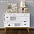 Lydia Chest of Drawers & Decor Set 3D model small image 1