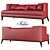 Baker Presidio Sofa: Comfort and Style 3D model small image 1