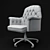 Poltrona Frau OXFORD Office Chair 3D model small image 3