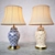 Elegant Ceramic Table Lamp 3D model small image 1