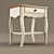 Elegant Chest & Bedside Set: Spacious & Stylish 3D model small image 2