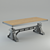 Industrial Bronx Crank Table 3D model small image 1