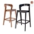 Elegant Sustainable Barstool by Alain 3D model small image 1