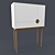 Modern Loft Aperture Cabinet 3D model small image 1