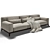 Modern Swing Sofa by Busnelli 3D model small image 1