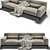 Modern Swing Sofa by Busnelli 3D model small image 2