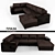 Verdi Plaza: Stylish and Functional Corner Sofa 3D model small image 1