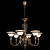 CHIARO Paula Classic Chandelier 3D model small image 1