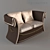 ColomboCouture Luxury Sofa 3D model small image 1
