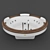 Italian Acrylic Round Bath: Jacuzzi Nova 180x180 3D model small image 1