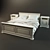 Modern Belfan Bed Set 3D model small image 1