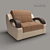 Modern Madrid Chair: Comfort and Style 3D model small image 1