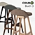 Sleek Barstool Collection (3 Colors) 3D model small image 2