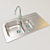 Stainless Steel Sink: Versatile & Durable 3D model small image 1