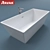 Ravak Freedoom R Acrylic Bath & FM 081.00 Mixer 3D model small image 1