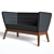Elegant Boss Design Sofa 3D model small image 1