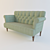 Panama Sofa: Sleek and Stylish 3D model small image 1