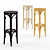 Vienna Bar Stool: Timeless Elegance for Your Bar 3D model small image 1