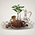 Coffee Bliss: Decadent Chocolate Cake Indulgence 3D model small image 1