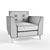 ML Mendel Solid Wood Chair 3D model small image 3