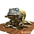 Fortune Frog with Coin - Wealth and Prosperity Feng Shui 3D model small image 1