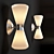 Sleek Retro Wall Sconce 3D model small image 1