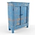 Retro Blue Dresser 3D model small image 1