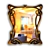 Elegant Art Nouveau Mirror Frame 3D model small image 1