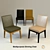 Versatile Classic Dining Chair - 4 Material Options 3D model small image 1